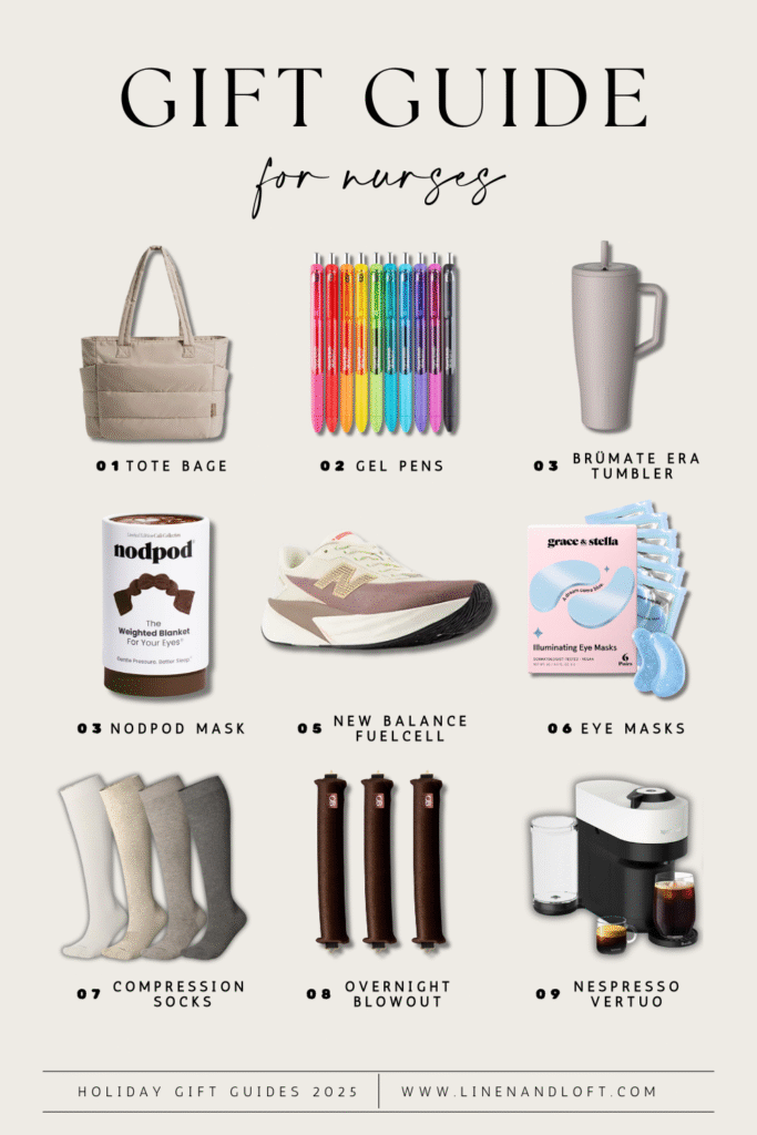nurse gift guide. gifts for nurses